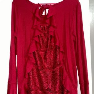 UmGee blouse with a lace back